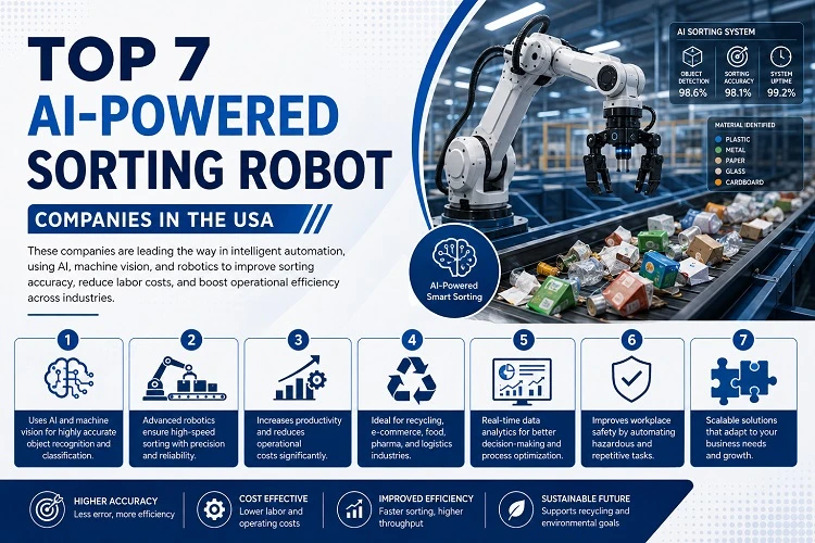 Top 7 AI-Powered Sorting Robot Companies in the USA